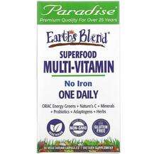 Paradise Herbs, Мультивитамины без железа, Superfood Multi-Vit...