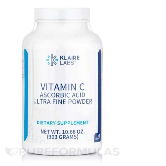 Основное фото товара Klaire Labs SFI, Витамин C, Vitamin C Powder, 250 г
