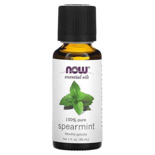 Основне фото товара Pure Essential Oil Spearmint Основне фото товара NOW Foods, Pure Essential Oil Spearmint, Ефірна олія, 30 мл