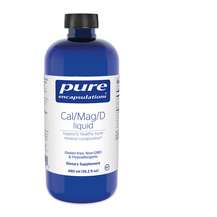 Pure Encapsulations, Cal/Mag/D Liquid, Кальцій Магний, 480 мл