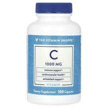 The Vitamin Shoppe, Vitamin C 1000 mg, Вітамін C, 100 капсул