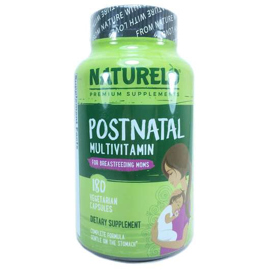 Основное фото товара Naturelo, Витамины для кормящих мам, Postnatal Multivitamin, 1...