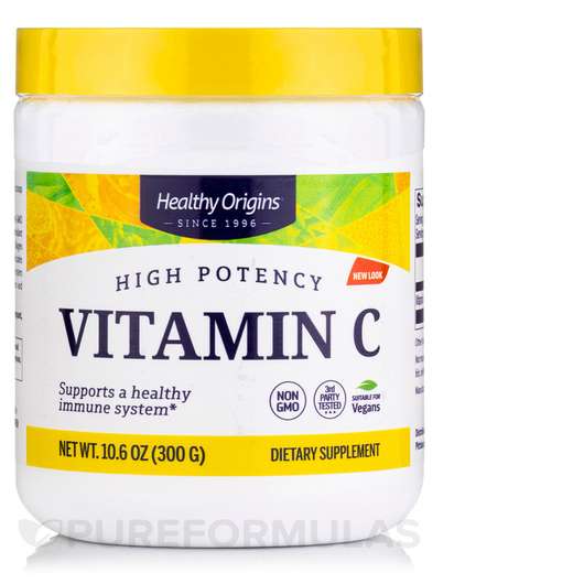 Основное фото товара Healthy Origins, Витамин C, Vitamin C Powder, 300 г
