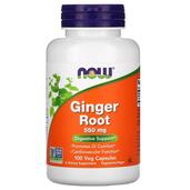 Корінь Імбиру 550 мг Ginger Root 550 mg NOW