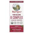 Фото товару Vegan B Complex Liquid Drops Cherry, B-комплекс, 30 мл