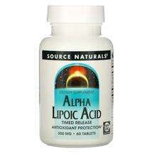 Alpha Lipoic Acid Timed Release 300 mg, Альфа-ліпоєва кислота,...