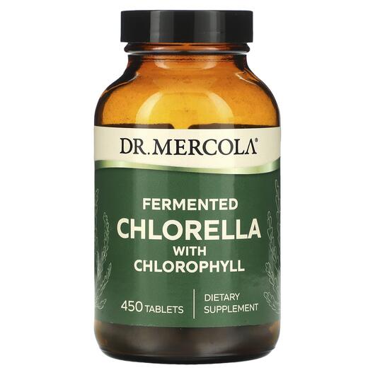 Основне фото товара Dr. Mercola, Fermented Chlorella 450, Хлорела, 450 таблеток