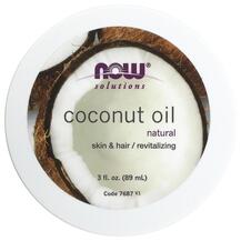 Solutions Coconut Oil Natura Кокосовое масло NOW Foods