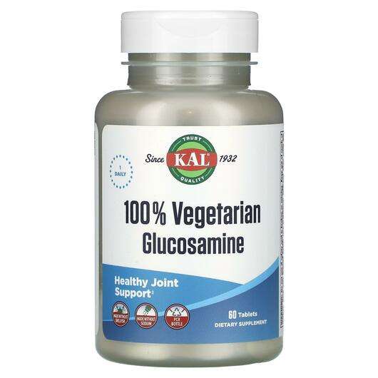 Основное фото товара KAL, Глюкозамин Хондроитин, 100% Vegetarian Glucosamine, 60 та...