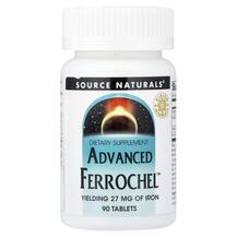 Advanced Ferrochel Железо Source Naturals 90 таблеток