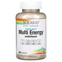 Solaray, Twice Daily Multi Energy Multivitamin, Мультивітаміни...