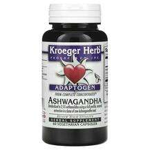 Kroeger Herb, Ashwagandha, 60 Vegetarian Capsules