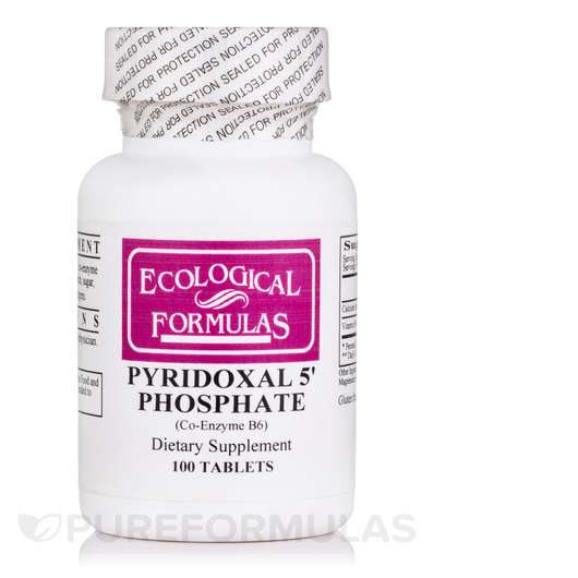 Основное фото товара Ecological Formulas, Пиридоксал-5-фосфат, Pyridoxal 5' Ph...