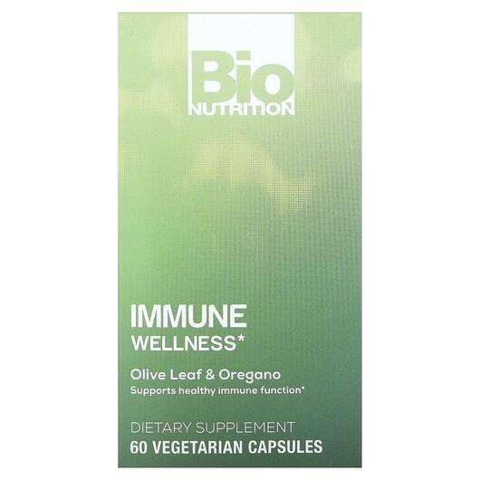 Основне фото товара Bio Nutrition, Immune Wellness Olive Leaf & Oregano, Олія ...