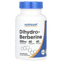 Берберин Dihydroberberine 200 mg Nutricost 60 капсул Берберин Dihydroberberine 200 mg Nutricost 60 капсул