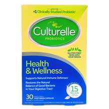 Culturelle, Health & Wellness Probiotic 15 billions CFUs, ...