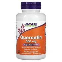 Now, Кверцетин, Quercetin 500 mg, 100 капсул