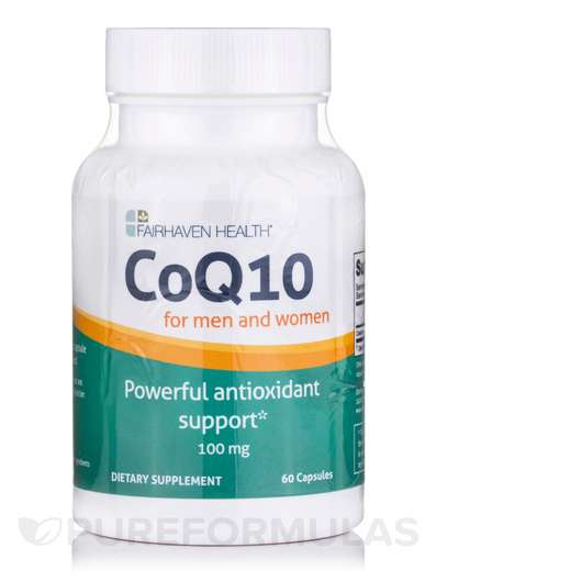 Основне фото товара Fairhaven Health, CoQ10 for Men and Women, Коензим Q10, 60 капсул