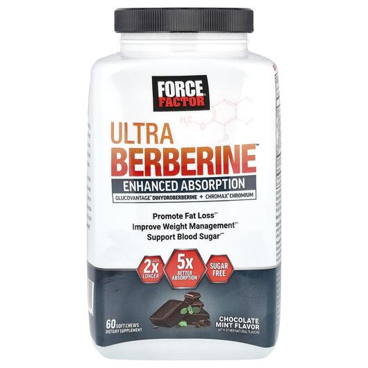 Основне фото товара Ultra Berberine Chocolate Mint, Берберин, 60 таблеток
