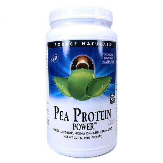 Основне фото товара Source Naturals, Pea Protein, Гороховий протеїн, 907 г