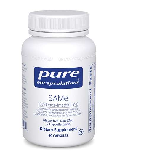 Основне фото товара Pure Encapsulations, SAMe SAdenosylmethionine, S-Аденозил-L-ме...