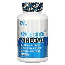 EVLution Nutrition, Яблочный уксус, Apple Cider Vinegar 60, 60...