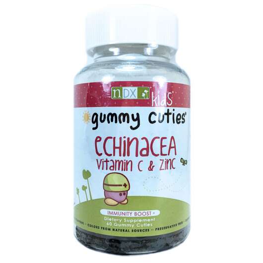 Основне фото товара Natural Dynamix, Gummy Cuties Kids Echinacea Vitamin C Zinc, Е...