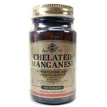 Solgar, Chelated Manganese 8 mg, 100 Tablets