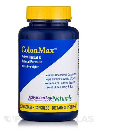 Основное фото товара Advanced Naturals, Поддержка кишечника, ColonMax, 60 капсул