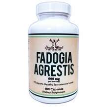 Double Wood, Fadogia Agrestis 600 mg, 180 Capsules