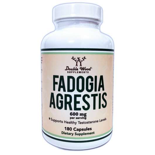 Основне фото товара Double Wood, Fadogia Agrestis, Фадогія Агрестіс, 180 капсул