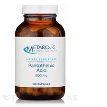 Metabolic Maintenance, Pantothenic Acid 500 mg, Вітамін B5 Пан...