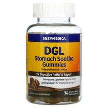 Enzymedica, DGL Gummies, Лакриця, 74 цукерки