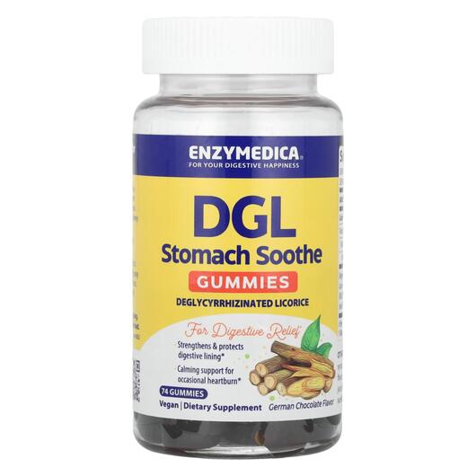 Основное фото товара Enzymedica, Лакрица, DGL Gummies, 74 конфеты