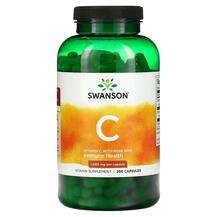 Swanson, Витамин С 1000 мг, Vitamin C with Rose Hips, 250 капсул