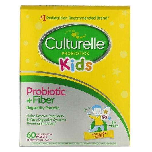 Основное фото товара Пробиотики для детей, Kids Regularity Probiotic + Fiber Unflav...