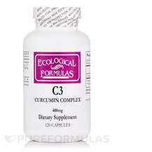 Ecological Formulas, C3 Curcumin Complex 400 mg, 120 Capsules