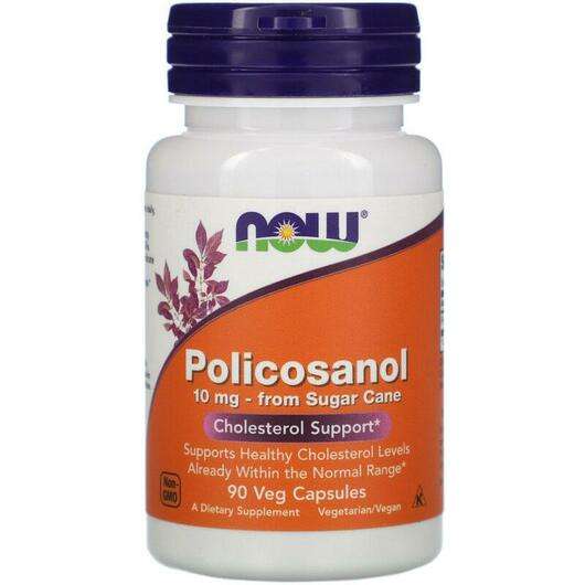 Основное фото товара Now, Поликозанол 10 мг, Policosanol 10 mg, 90 капсул