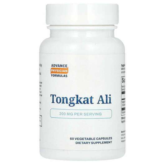 Основне фото товара Advance Physician Formulas, Tongkat Ali 200 mg, Тонгкат Алі, 6...