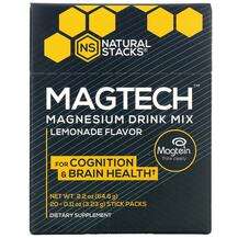 Natural Stacks, MagTech Magnesium Drink Mix Lemonade 20 Stick ...