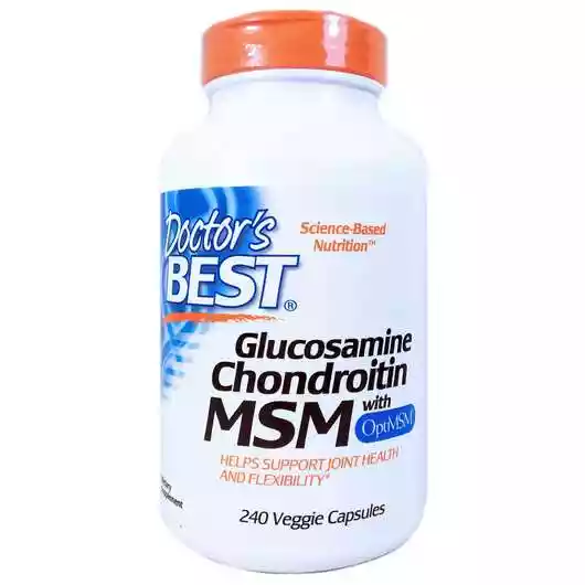 Фото товара Glucosamine Chondroitin MSM with OptiMSM 240 Veggie Caps