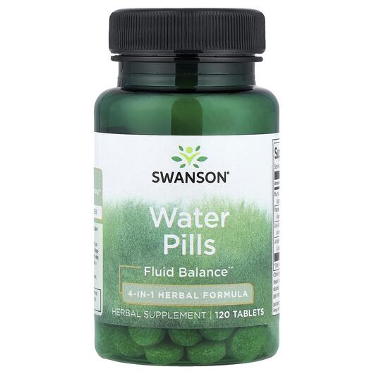 Основне фото товара Water Pills Основне фото товара Swanson, Water Pills, Діуретики, мочегонные, 120 таблеток