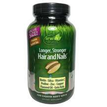 Irwin Naturals, Longer Stronger Hair and Nails, 120 Liquid Sof...