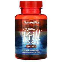 Natures Plus, Масло криля Омега 600 мг, Omega Krill Oil 600 mg...