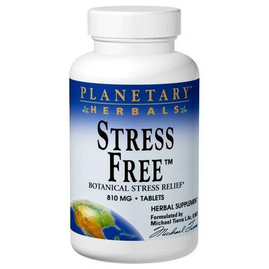 Основное фото товара Planetary Herbals, Поддержка стресса, Stress Free 810 mg, 180 ...