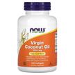 NOW, Кокосовое масло первого отжима, Coconut Oil, 120 капсул
