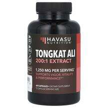 Havasu Nutrition, Тонгкат Али, Tongkat Ali 1250 mg, 60 капсул
