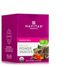 Organic Power Snacks Cacao Goji 1 Box of 12 Single-Serve Packe...