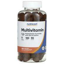 Nutricost, Цинк, Multivitamin Gummies with Zinc & Iodine M...