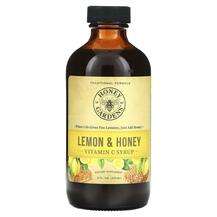 Honey Gardens, Vitamin C Syrup Lemon & Honey, 237 ml